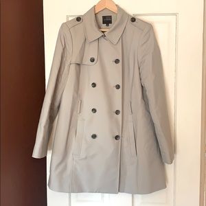 The Limited Grey Trench Coat- missing belt